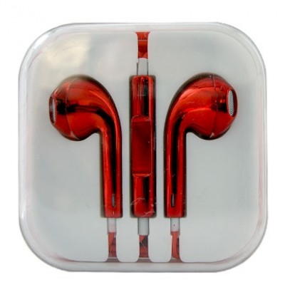 Auricular BROBOTIX - Audífonos, Rojo, Alámbrico