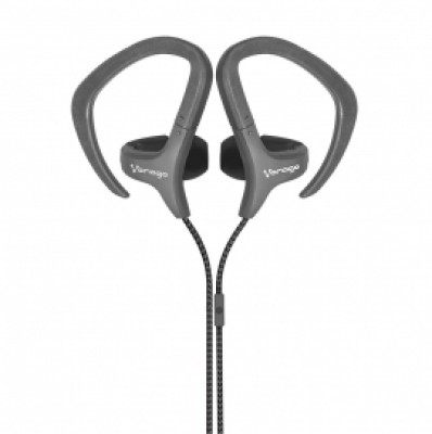 Audífonos VORAGO Sport - Negro, Alámbrico, 3.5 mm, 1.2 m