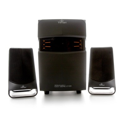 Sistema de audio Yeyian Bocinas YSK2100 - Negro, 2.1, 8W+3W*2 RMS, 40Hz -20KHz