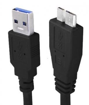Cable USB ACTECK GB-USB3 ABM - 1, 5 m, USB A, Micro-USB B, Macho/Macho, Negro