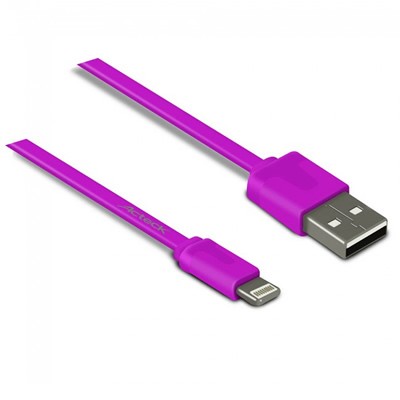 Cable USB ACTECK Teck To Go CC-002 - Rosa, Apple, 1 m, Cable Lightning