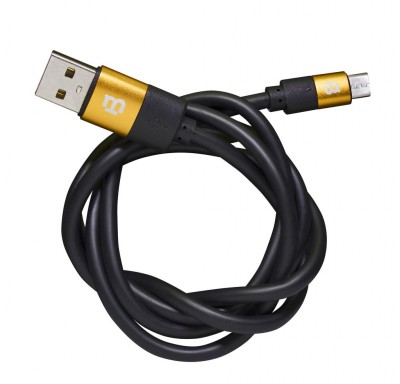 Cable USB  Blackpcs CABLMP-2 - USB, Micro USB, Macho/Macho, 1 m, Negro