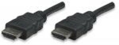 308441 Cable HDMI de Alta Velocidad - HDMI Macho a HDMI Macho, Blindado, Color Negro, 7.5 m, resolución de 1080p