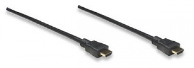 308458 Cable HDMI de Alta Velocidad FHD - Blindado, Negro, 22.5 m Color Negro.