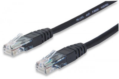 Manhattan 732666 - RJ-45, RJ-45, Macho/Macho, Oro, 10/100/1000Base-T(X), Cat5e