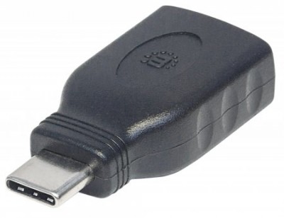 354646 ADAPTADOR USB-C a USBA hembra - 5 Gbps, Negro