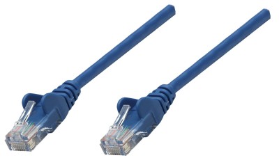 Cable de Red Cat6a S/FTP INTELLINET 741491 - 3 m, RJ-45, RJ-45, Macho/Macho, Azul