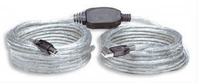 510424 Cable de Extensión Activa USB de Alta Velocidad - A Macho/ B Macho, Longitud 11 m.