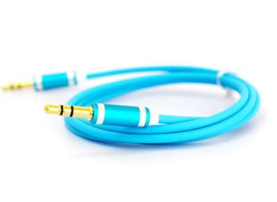 Cable de Audio Naceb Technology NA-488AZ - 1 m, Azul