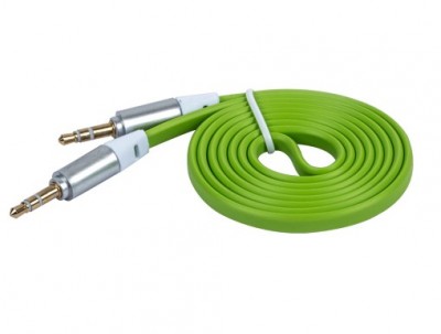 Cable de Audio Naceb Technology NA-488VERR - 1 m, Verde