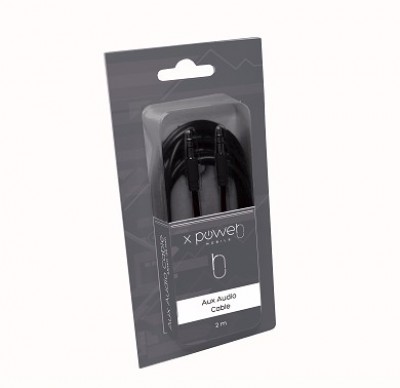 Cable Auxiliar Power Co AUX3.5VC - 1, 5 m, 3.5mm, 3.5mm, Negro