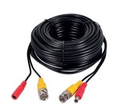 CABLE DE VIDEO QIAN QCV1701 YAO - 18 MTS, CONEXION BNC Y ENERGIA