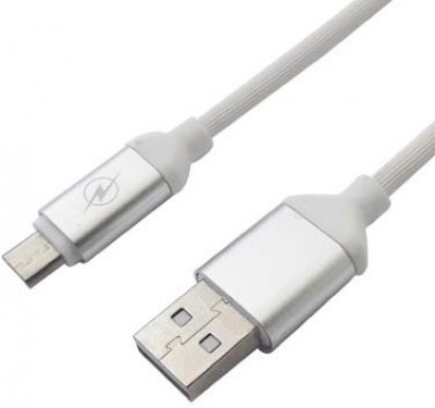Cable USB 2.0 a Micro 2.0 BROBOTIX 161208B - USB, Micro USB, Color blanco