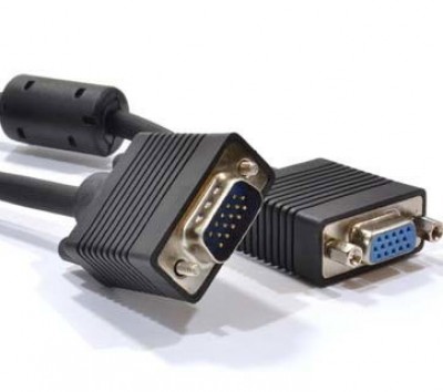 Cable Monitor SVGA BROBOTIX 309635 - SVGA, Macho/hembra, Negro