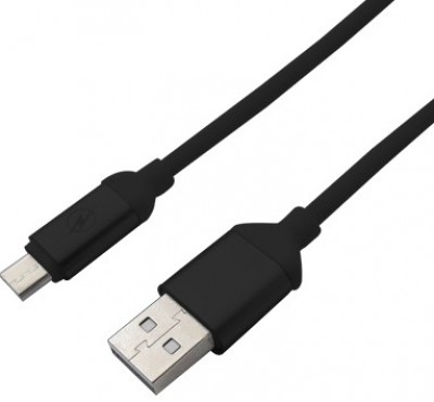Cable USB BROBOTIX 161208N - USB, Micro USB, 1, 2 m, Negro