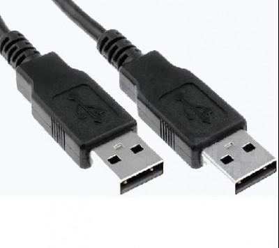 Cable USB Tipo A-A BROBOTIX 210887 - 3 m, Negro