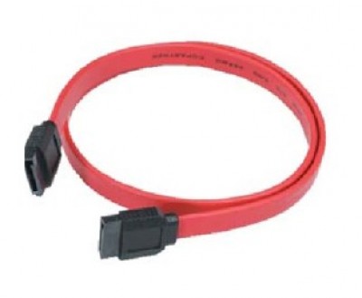 Cable SATA BROBOTIX 034358 - SATA, Rojo