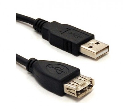 Cable Extensión USB BROBOTIX 054320 - USB, 0, 9 m, Negro