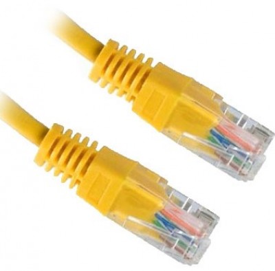 Cable de Parcheo BROBOTIX 318075 - 22, 5 m, RJ-45, RJ-45, Amarillo