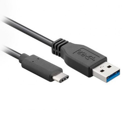 Cable USB Tipo C a USB A - V 3.0, 1m, Negro, 053121 BROBOTIX