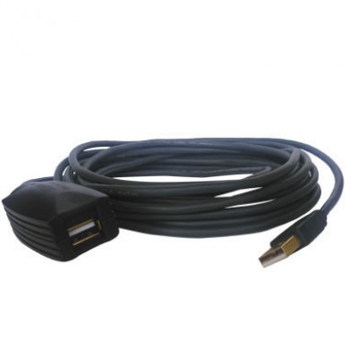 CABLE USB BROBOTIX 030570 - Macho/hembra, Negro