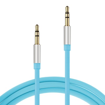 CABLE STEREO BROBOTIX  1.3MTS - 1, 3 m, Macho / Macho, Azul, Auxiliar