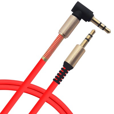 CABLE STEREO BROBOTIX 1MTS - 1 m, Macho/Macho, Rojo, Auxiliar