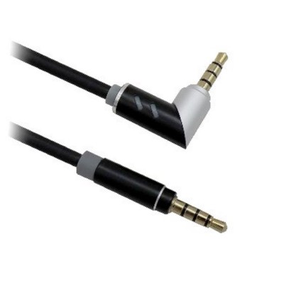 CABLE STEREO M-M BROBOTIX 764656 - 1 m, Macho / Macho, Negro