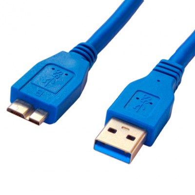 Cable USB V3.0 Tipo A - Micro B - Macho, 0.9 M  (364109), Brobotix