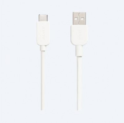 Cable USB Tipo C SONY CP-AC100/W - 1 m, Color blanco
