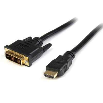Cable adaptador HDMI StarTech.com - HDMI, DVI-D, Macho/Macho, Negro