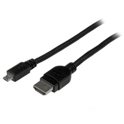 Cable Micro USB StarTech.com MHDPMM3M - 3 m, Micro-USB B, Macho/Macho, Negro