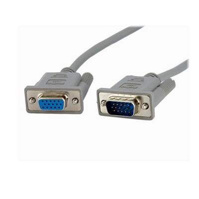Cable de extensión StarTech.com - 3 m, VGA (D-Sub), VGA (D-Sub), Macho/hembra, Gris