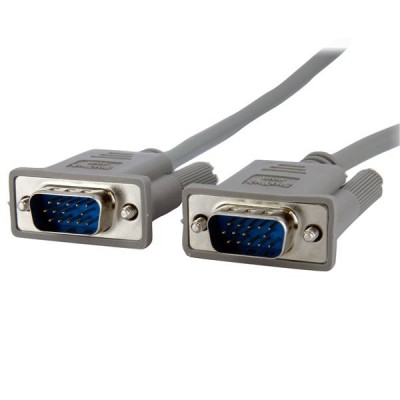 Cable VGA StarTech.com - 1, 8 m, VGA (D-Sub), VGA (D-Sub), Gris