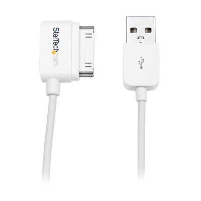 Cable Cargador StarTech.com USB2ADC50CMR - Color blanco, 0, 5 m, Cable cargador