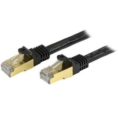 Cable de red StarTech.com - 3 m, RJ-45, RJ-45, Macho/Macho, Negro