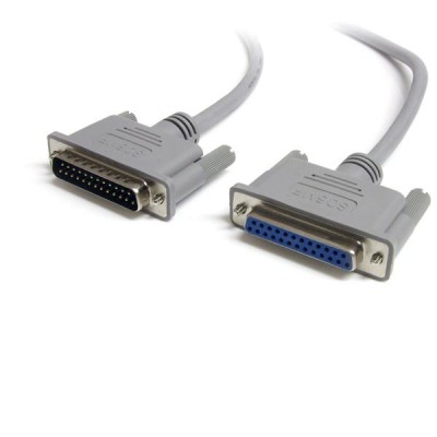 Cable Serial StarTech.com SC6MF - 1, 83 m, Gris, DB25, DB25, Macho/hembra