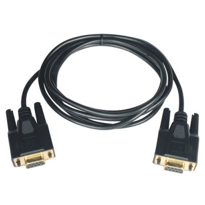 Cable de módem TRIPP-LITE P450-010 - 3 m, Negro, DB9, DB9