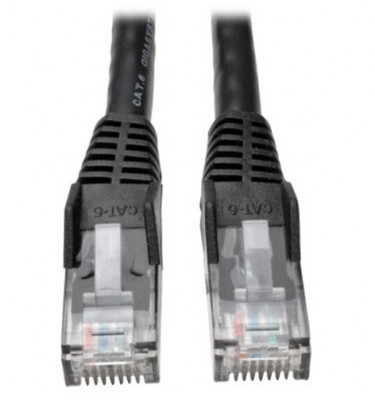 Cable patch TRIPP-LITE N201-025-BK - 7, 62 m, RJ-45, RJ-45, Macho/Macho, Negro