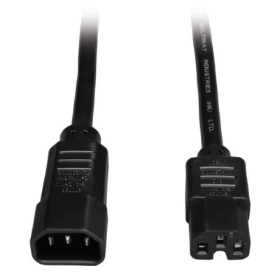 Cable de audio TRIPP-LITE P018-006 - 1, 8 m, Macho/hembra, Negro