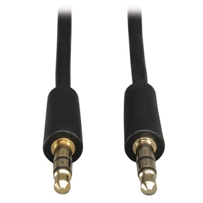 Cable de audio TRIPP-LITE P312-015 - 4, 6 m, 3.5mm, 3.5mm, Negro