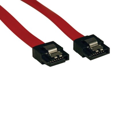 Cable de señal serial ATA TRIPP-LITE P940-19I - 0, 45 m, Rojo, SATA 7-pin, SATA 7-pin, Macho/Macho