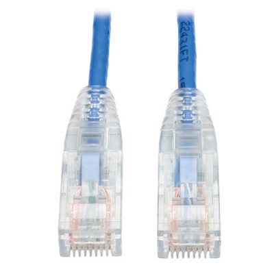 Cable Patch UTP Delgado TRIPP-LITE N201-S03-BL - 0, 9 m, RJ45 (MACHO), RJ45 (MACHO), Macho/Macho, Azul