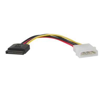 Cable de alimentación serial ATA TRIPP-LITE - Macho/hembra, 0, 15 m, SATA, Rojo
