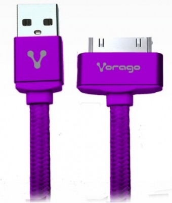 Cable USB VORAGO CAB-118 - 1 m, Morado