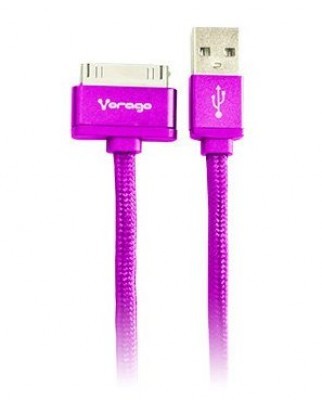 Cable USB VORAGO CAB-118 - 1 m, Rosa
