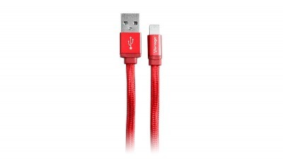 Cable Lightning VORAGO CAB-119 - Rojo, 1 m, Cable Lightning