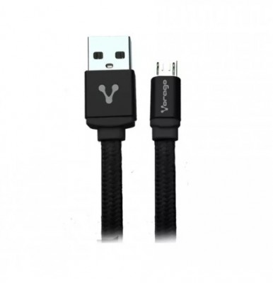Cable USB a  Micro USB VORAGO  CAB-212 - USB, Micro USB, 2 m, Negro