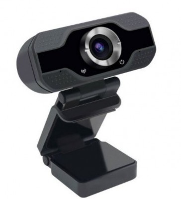 Cámara WEB BROBOTIX 2MP FULL HD 1920 x 1080 - 30 FPS, C/Micrófono, USB, Negro