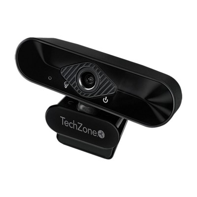 Cámara web TechZone FHD 1920-1080P / 30FPS - conexion USB. Admite funciones de procesamiento 3D, mejora de imagen, mejora de contraste dinámico. 1 año de ga
